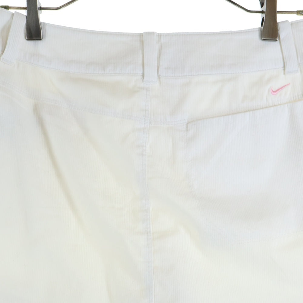 NIKE(ナイキ) ロゴ刺繍 ゴルフ ミニ スカート ホワイト 369214-100 レディース