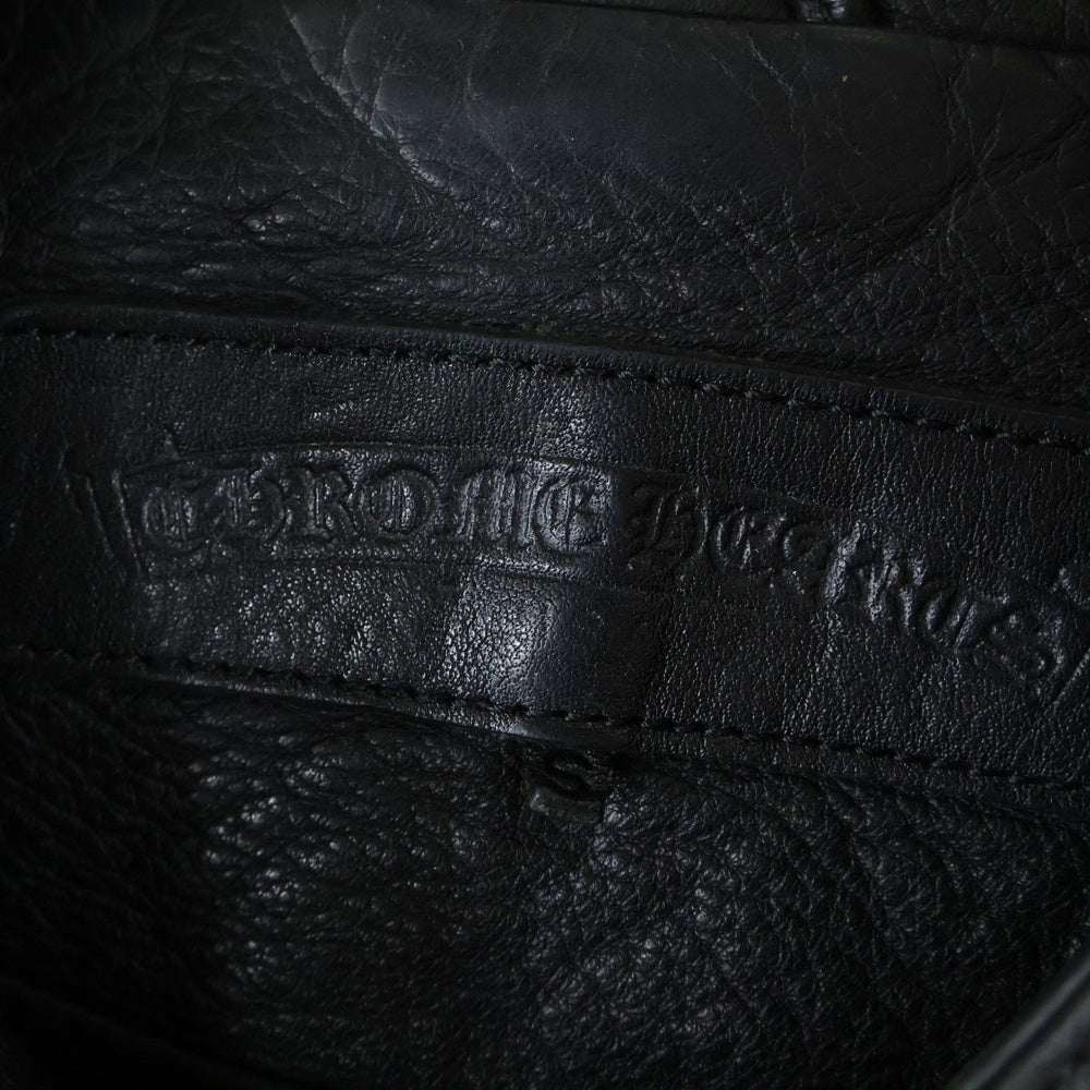 CHROME HEARTS(クロムハーツ) RACING2 レーシング2 ダガージップシングルライダースレザージャケット ブラック