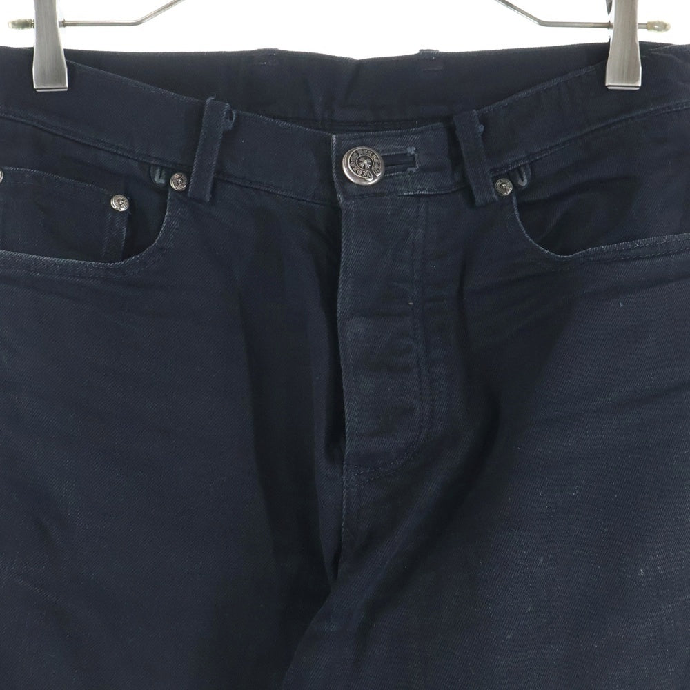 CHROME HEARTS(クロムハーツ) FLEURKNEE DNM PANTS フレアニーデニムパンツ ブラック