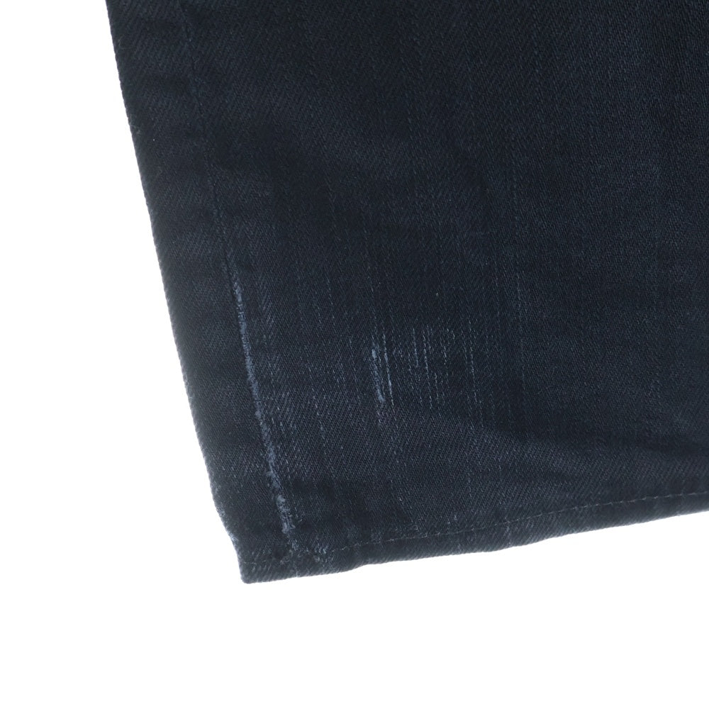 CHROME HEARTS(クロムハーツ) FLEURKNEE DNM PANTS フレアニーデニムパンツ ブラック