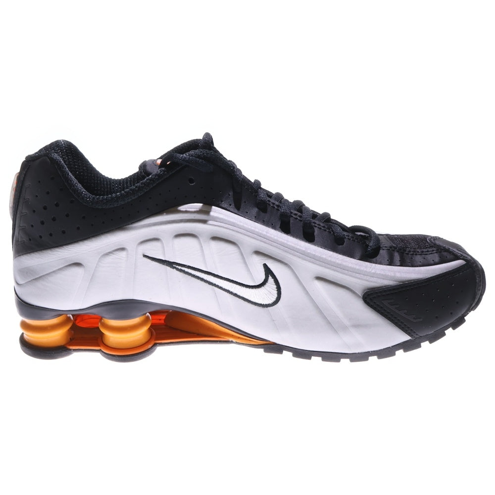 NIKE(ナイキ) SHOX R4 Black/Bright Mandarin ショックス ローカットスニーカー シューズ シルバー/ブラック US8.5/26.5cm HQ1988-003