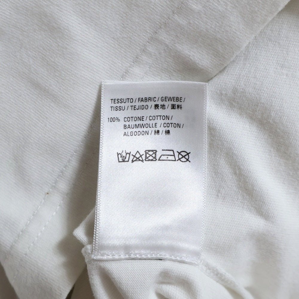 BALENCIAGA(バレンシアガ) 21SS BLCG BB PIXEL MEDIUM FIT T-SHIRT モザイク ピクセルロゴプリント クルーネック 半袖 カットソー Tシャツ ホワイト 612965 TKVI7