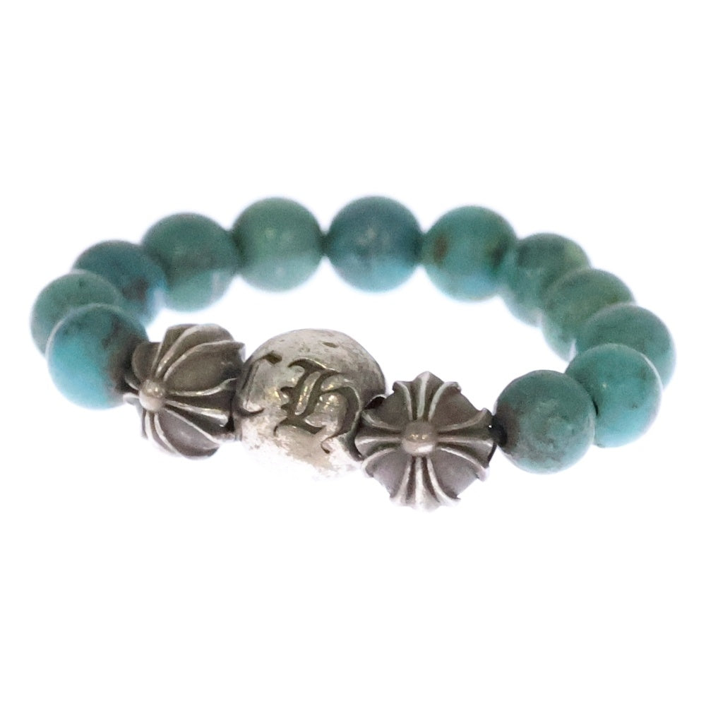 CHROME HEARTS(クロムハーツ) BEAD RING ビーズリング シルバー/ターコイズ