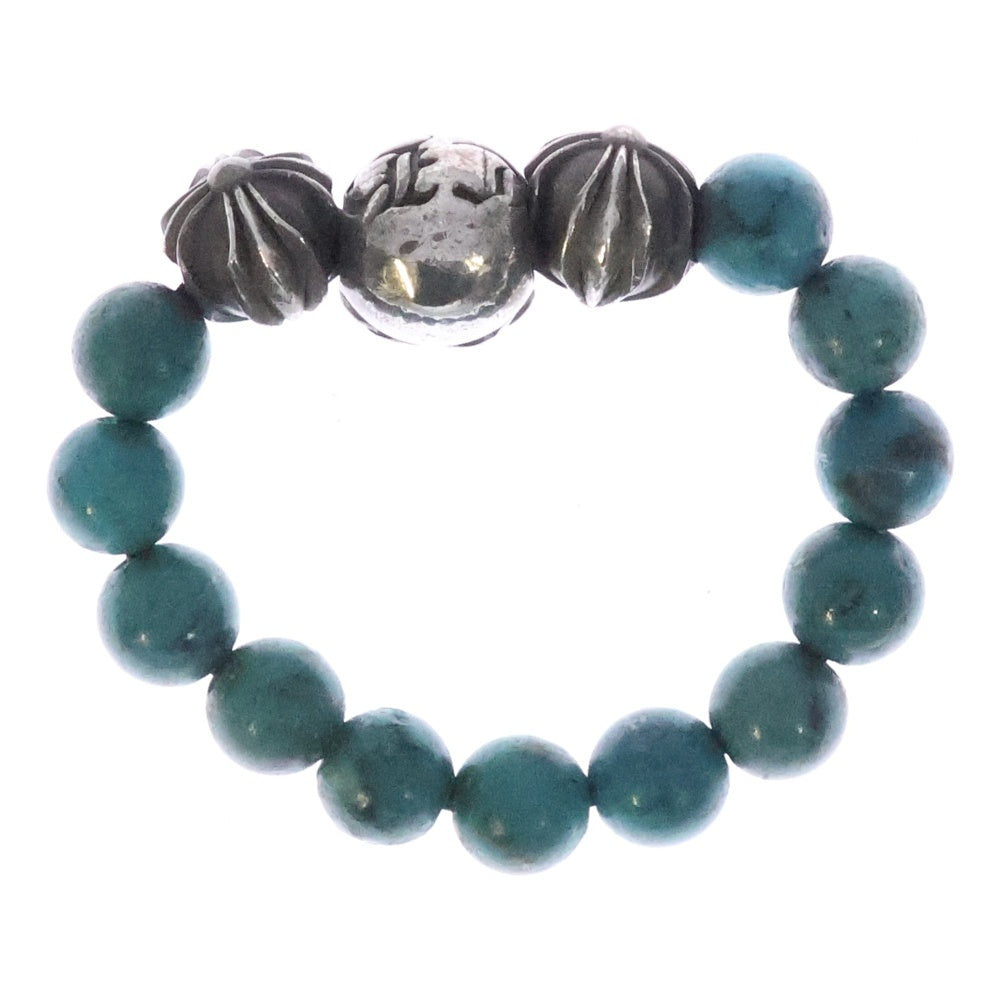 CHROME HEARTS(クロムハーツ) BEAD RING ビーズリング シルバー/ターコイズ