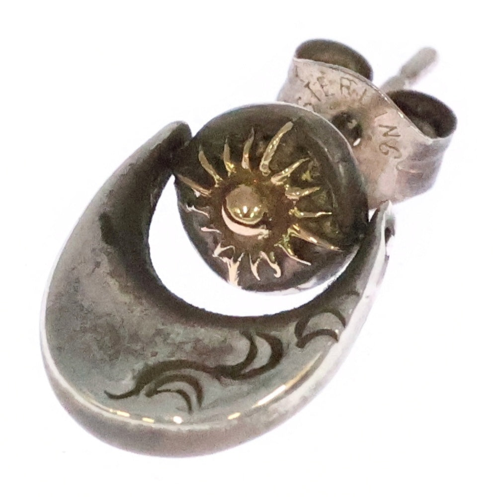 アリゾナフリーダム　Ｋ18 ピアス ARIZONA FREEDOM(アリゾナフリーダム) K18 太陽神付き ドロップ ピアス