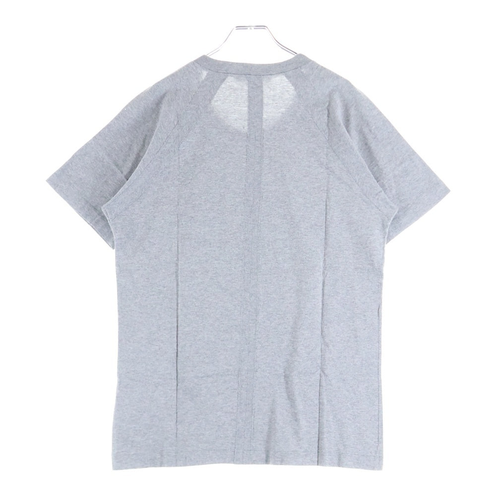 DOLCE & GABBANA(ドルチェアンドガッバーナ) RUGBY TEE フロントロゴパッチ クルーネック 半袖Tシャツ カットソー グレー