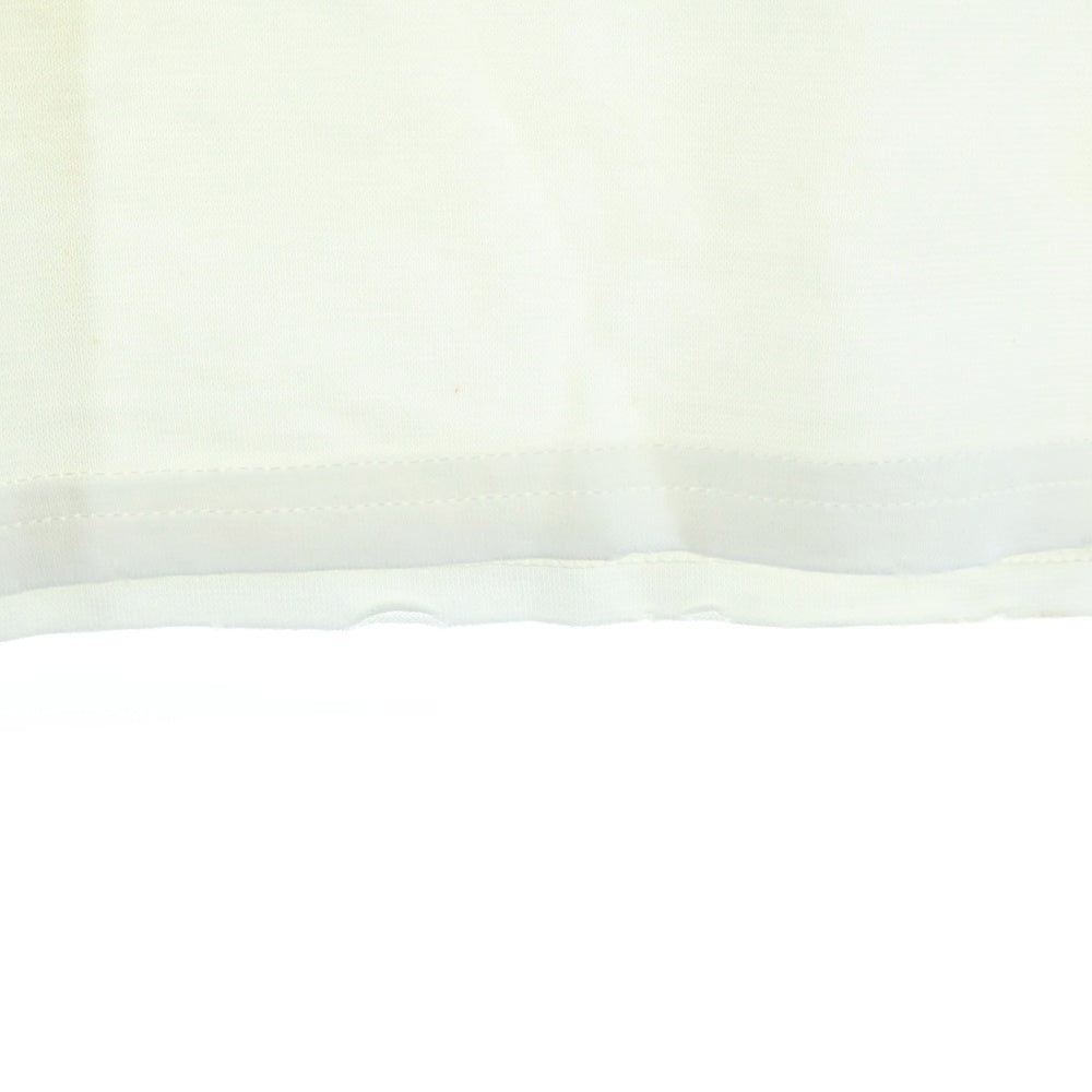 DSQUARED2(ディースクエアード) フロントプリント ラグラン クルーネック 半袖Tシャツ カットソー ホワイト