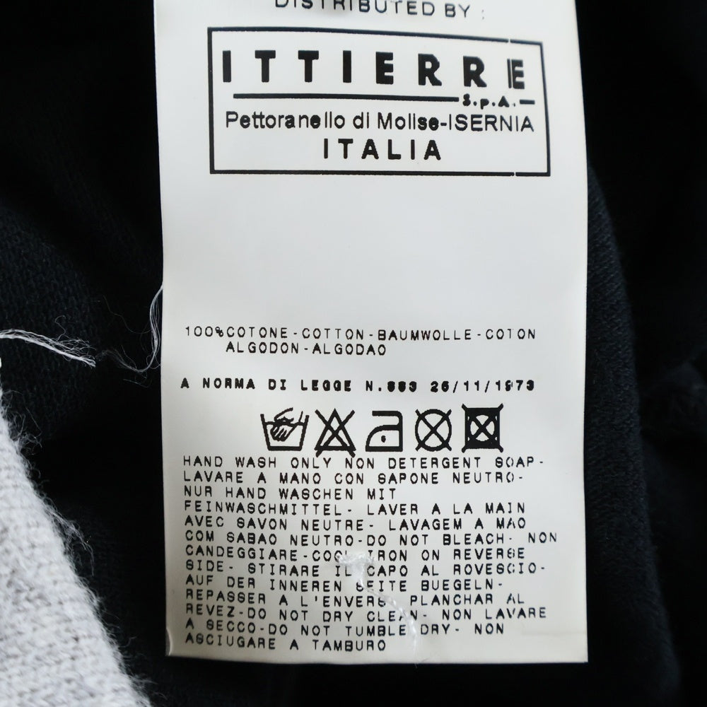 DOLCE & GABBANA(ドルチェアンドガッバーナ) フロントロゴ 半袖ポロシャツ ブラック/グレー