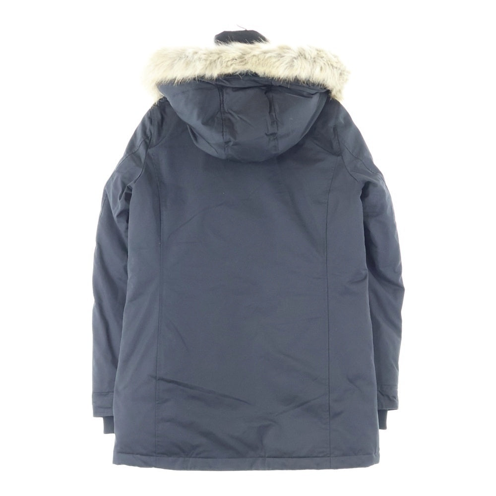TOMMY HILFIGER(トミーヒルフィガー) フェイクファー付き 中綿 フーデッドパデッドコート ジャケット ブラック WW0WW25750-BAV