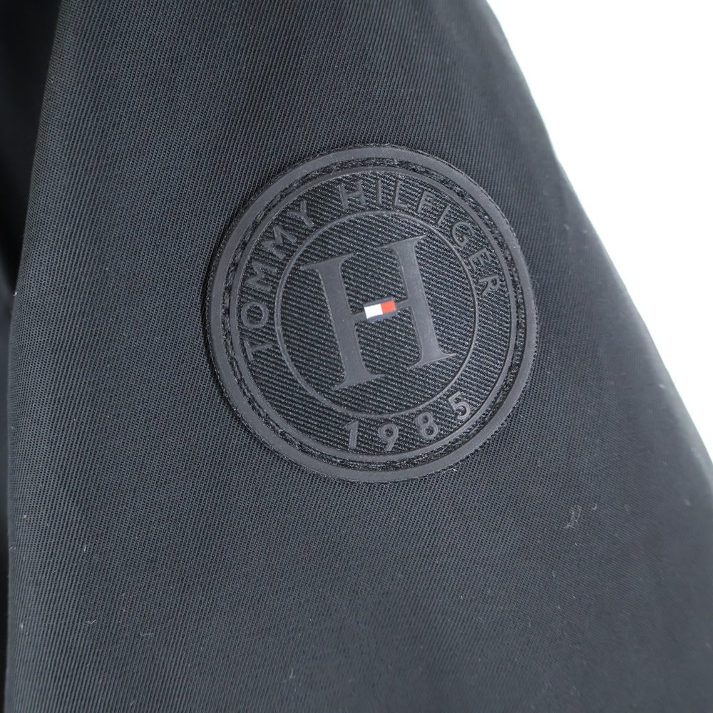 TOMMY HILFIGER(トミーヒルフィガー) フェイクファー付き 中綿 フーデッドパデッドコート ジャケット ブラック WW0WW25750-BAV