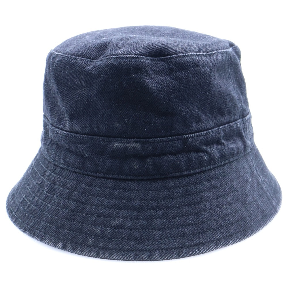 KIJIMA TAKAYUKI(キジマタカユキ) 24SS DENIM BUCKET HAT デニム バケットハット ブラック EX-24105