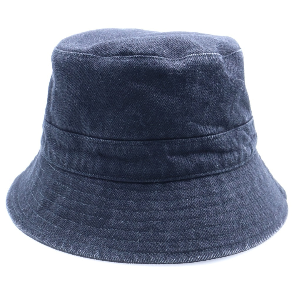 KIJIMA TAKAYUKI(キジマタカユキ) 24SS DENIM BUCKET HAT デニム バケットハット ブラック EX-24105