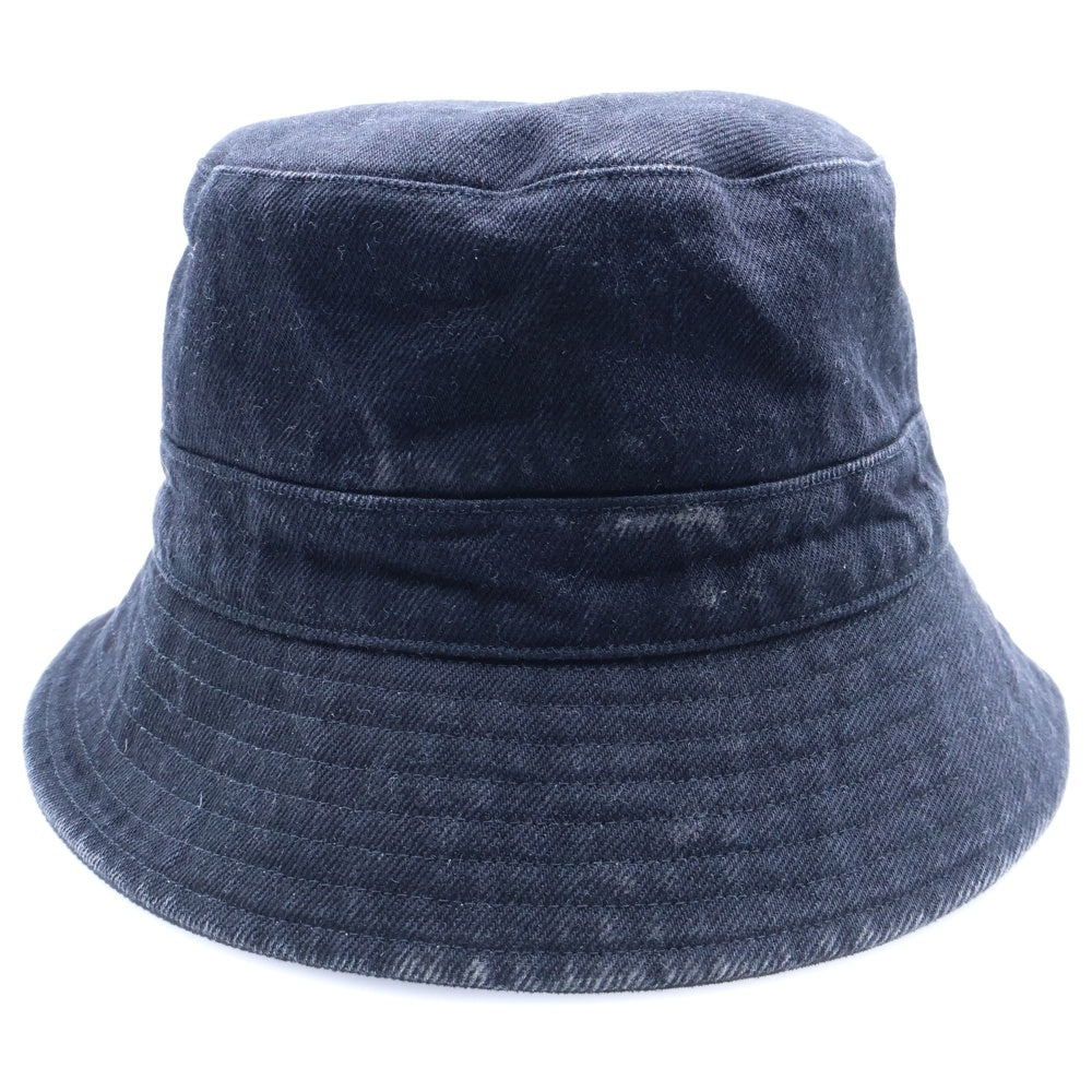 KIJIMA TAKAYUKI(キジマタカユキ) 24SS DENIM BUCKET HAT デニム バケットハット ブラック EX-24105