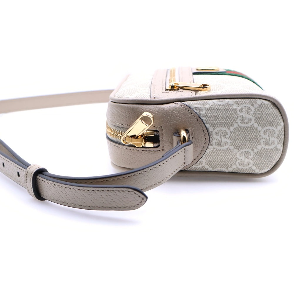 GUCCI(グッチ) ミニ オフィディア GGスプリーム ショルダーバッグ ベージュ GU95558