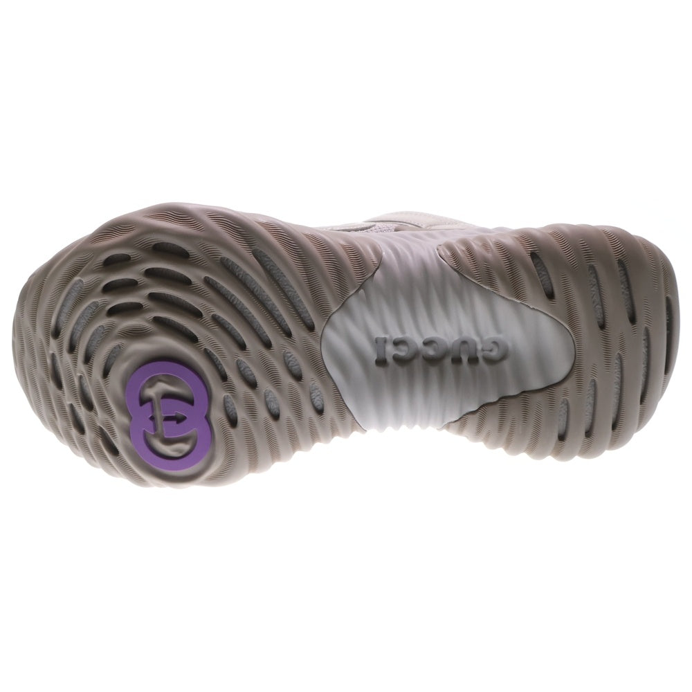 GUCCI(グッチ) 24AW インターロッキングG エンボス レザー ローカットスニーカー グレー レディース US5.5/23.5cm 771471