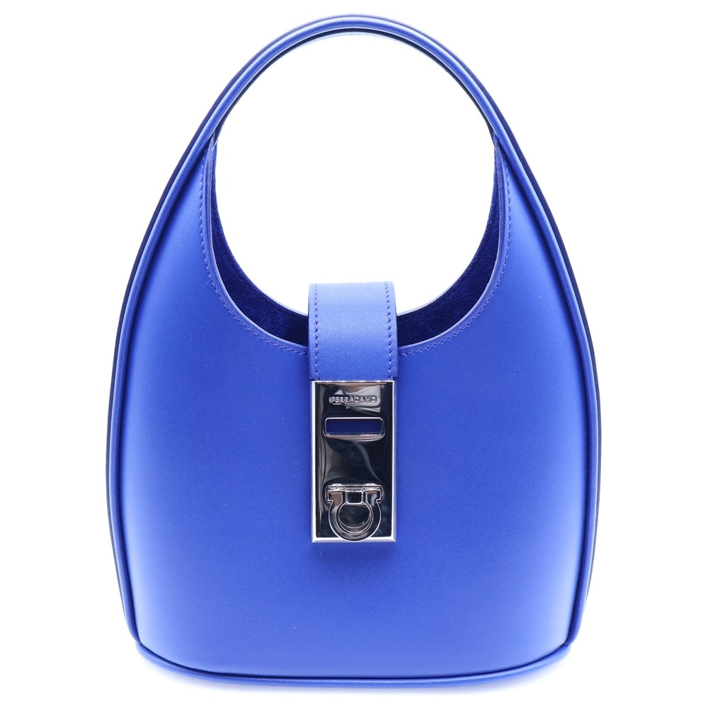 FERRAGAMO(フェラガモ) S.HOBO MINI 2WAY ハンドバッグ ショルダーバッグ ブルー 21-3978