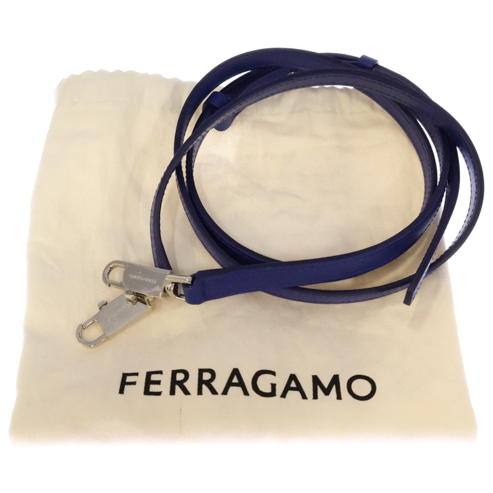 FERRAGAMO(フェラガモ) S.HOBO MINI 2WAY ハンドバッグ ショルダーバッグ ブルー 21-3978