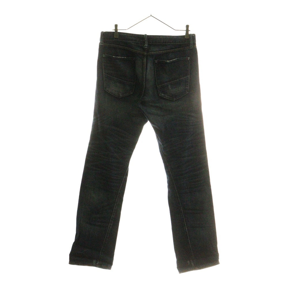 BANANA REPUBLIC(バナナリパブリック) ダメージ加工 ストレートデニムパンツ インディゴ