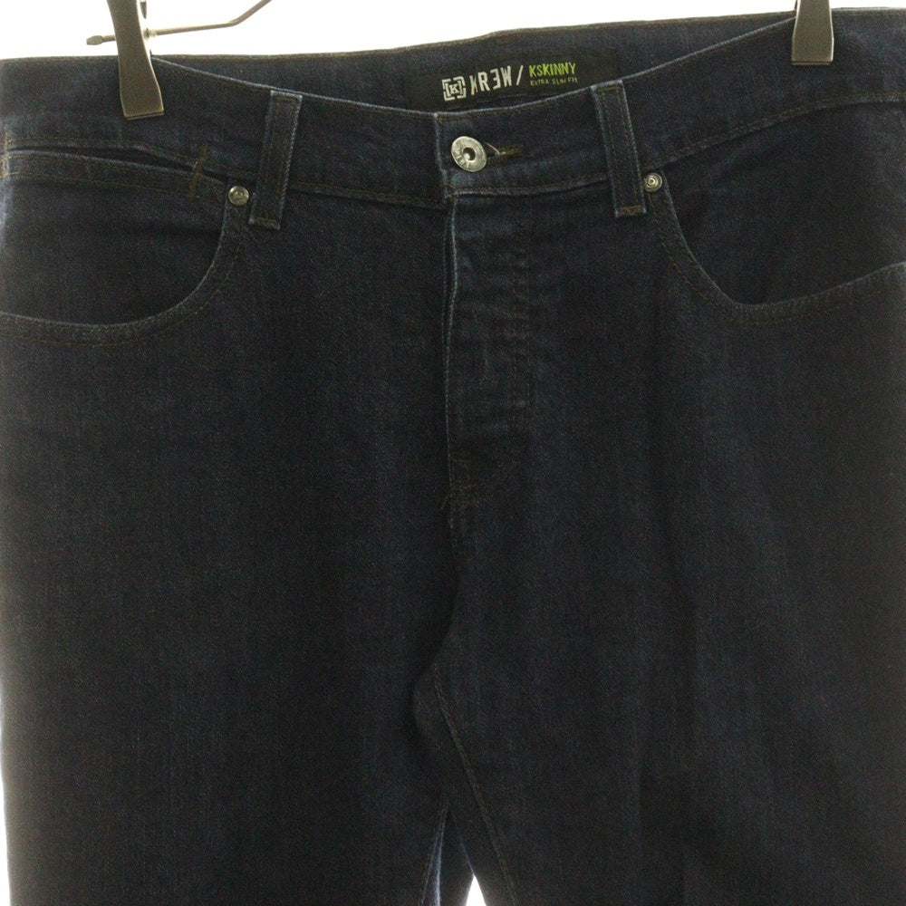 NO BRAND(ノーブランド) KREW KSKINNY エクストラスリムフィットジーンズ デニムパンツ インディゴ