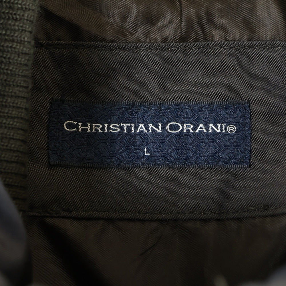CHRISTIAN ORANI(クリスチャン オラーニ) ジップアップ 中綿ジャケット ブラウン