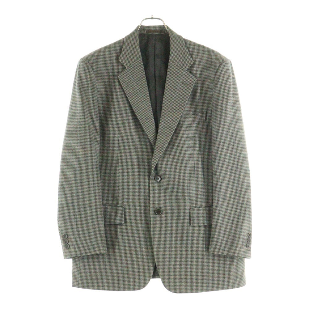 68791(68791) 千鳥柄 テーラードジャケット ブラウン