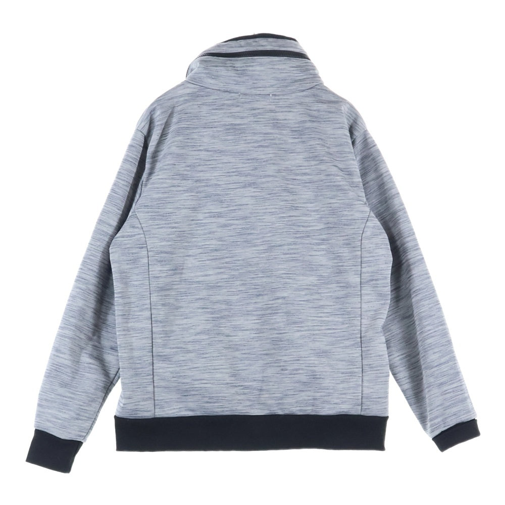 LOGO DAYS(ロゴデイズ) スタンドカラー ジップアップパーカー グレー