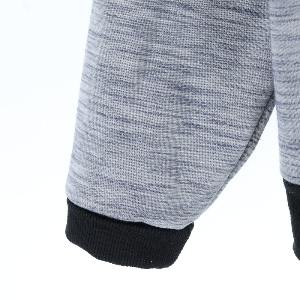 LOGO DAYS(ロゴデイズ) スタンドカラー ジップアップパーカー グレー