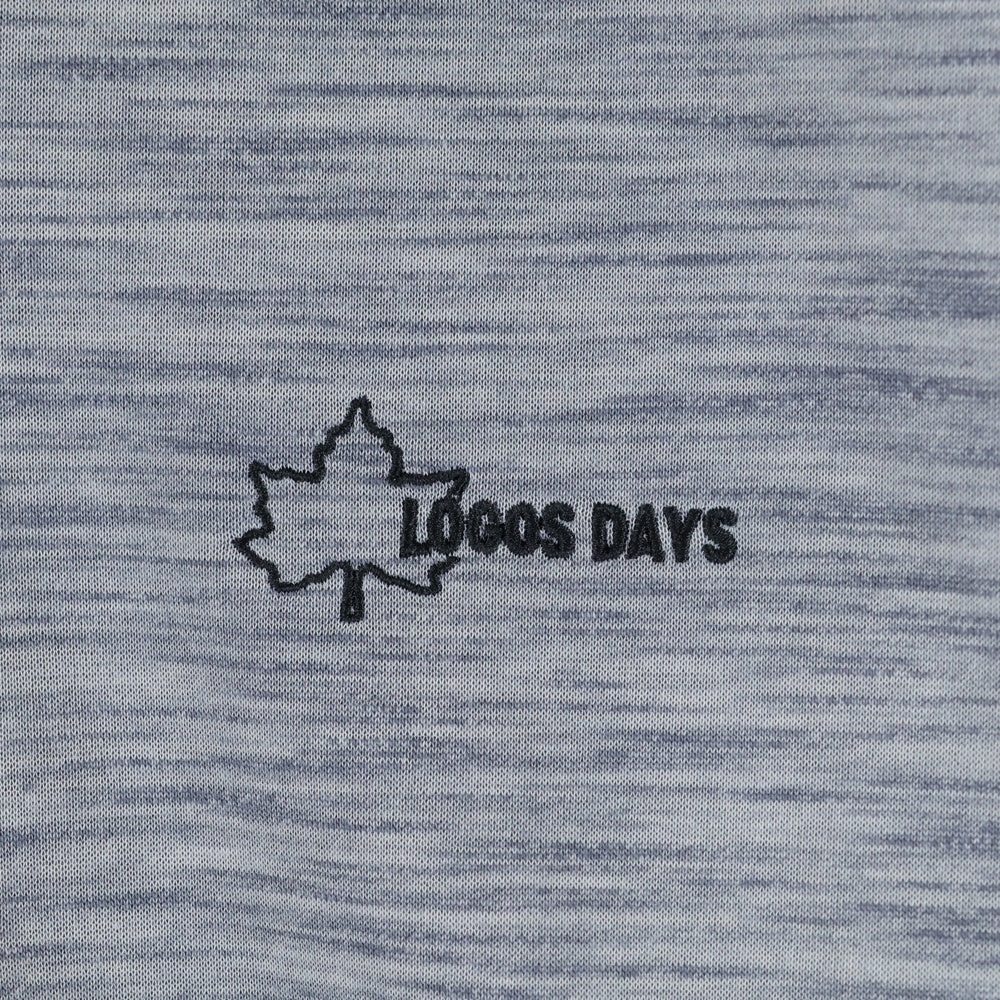 LOGO DAYS(ロゴデイズ) スタンドカラー ジップアップパーカー グレー