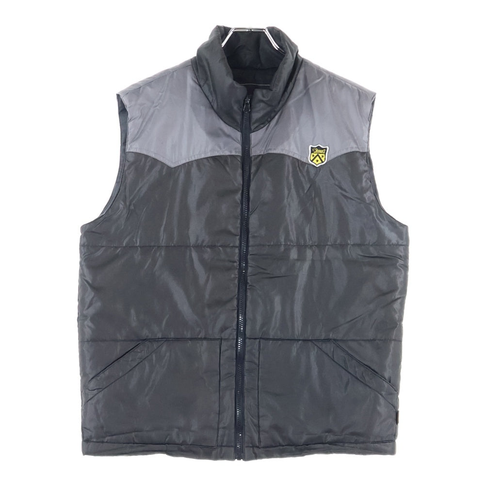 Bear(ベアー) Bear ロゴパッチ ジップアップ ポリエステル ベスト グレー