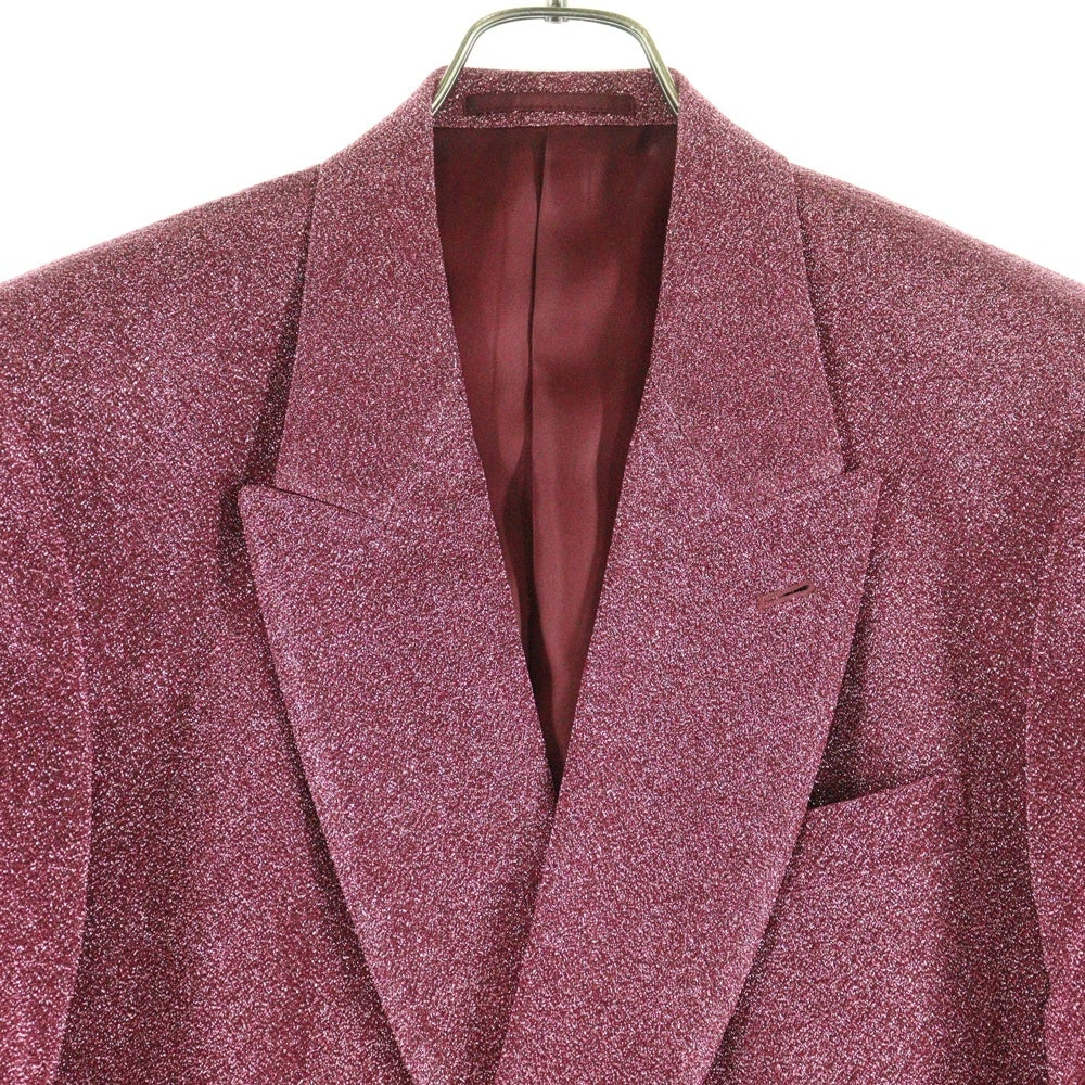 NO BRAND(ノーブランド) T.T.A STUDIO ラメテーラードジャケット ピンク