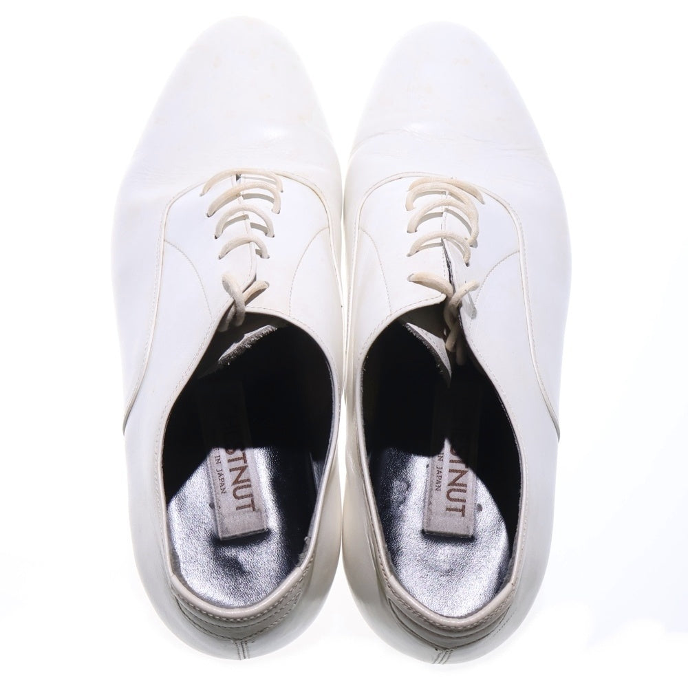 NO BRAND(ノーブランド) CHESTNUT レースアップ ドレスシューズ ホワイト