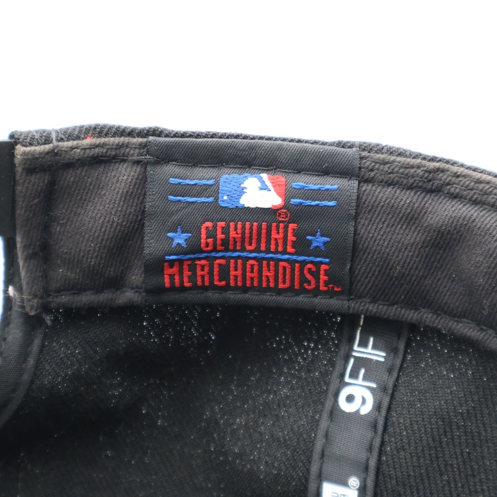 NEW ERA(ニューエラ) 9FIFTY SNAPBACK New York Yankees スナップバック ニューヨークヤンキース 6パネル ベースボールキャップ 帽子 ブラック