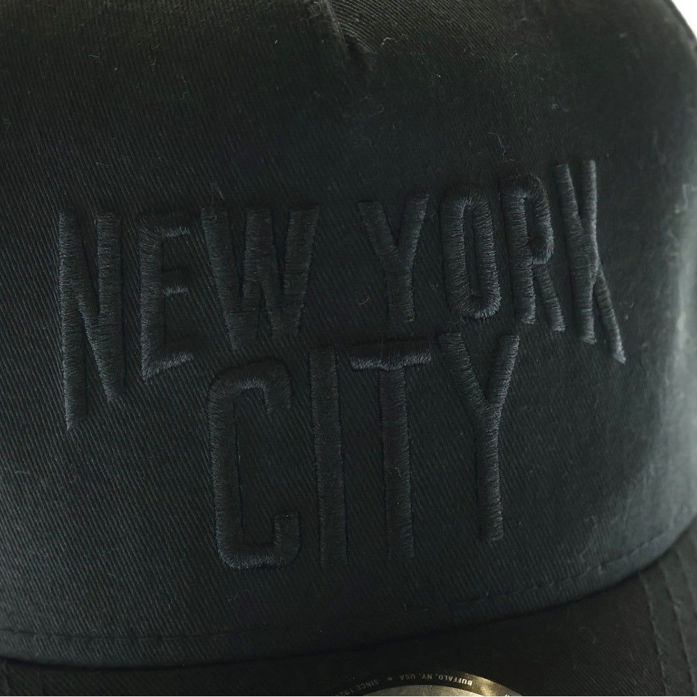 NEW ERA(ニューエラ) SNAPBACK New York City スナップバック ニューヨークシティー 6パネル ベースボールキャップ 帽子 ブラック