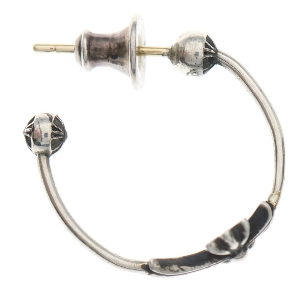 CHROME HEARTS(クロムハーツ) SKINNY BBYFAT CROSS スキニーベイビーファットクロスフープピアス シルバー