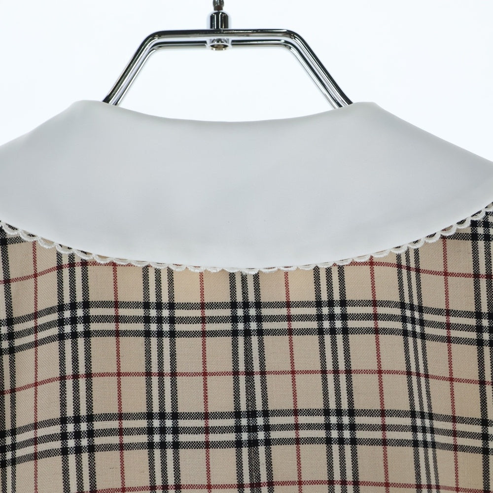 BURBERRY(バーバリー) ノバチェック ワンピース ジャケット セットアップ ベージュ/ブラック