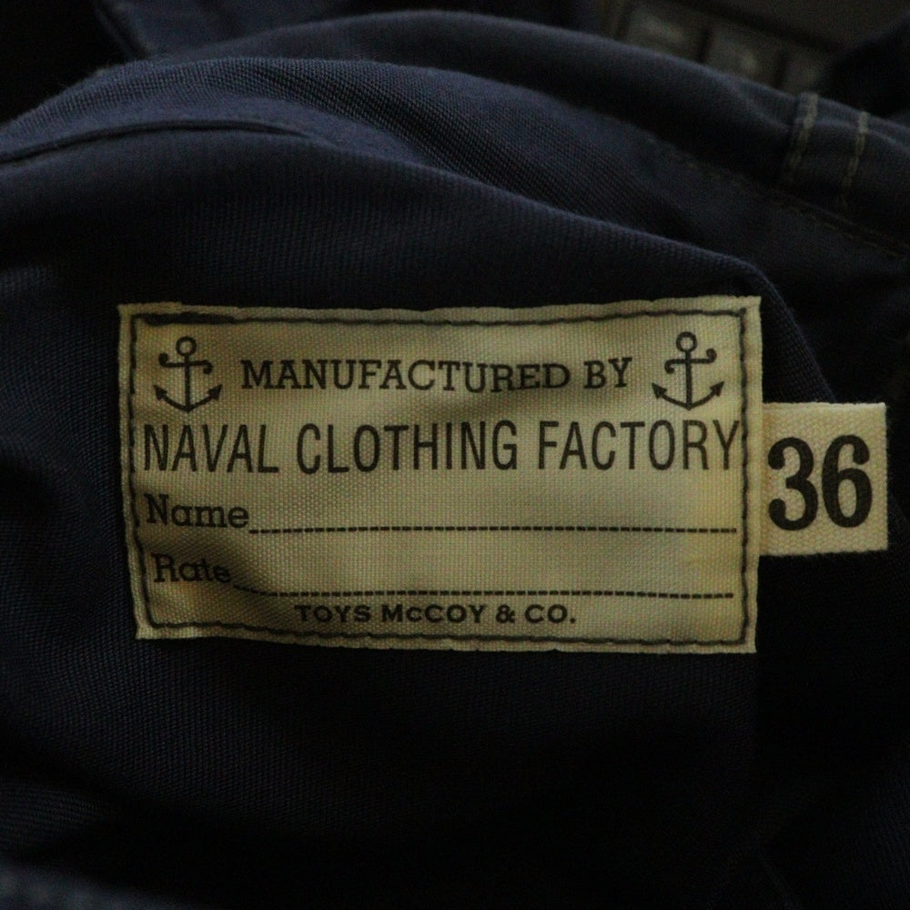 TOYS McCOY(トイズマッコイ) NAVY HOODED PARKA FELIX VF-3 CUSTOM NAVAL AVIATION TALONジップ フィリックス カスタム フーデッド デッキパーカー ジャケット ネイビー