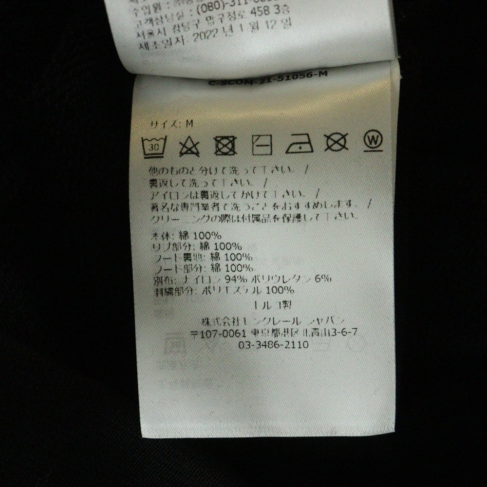 MONCLER(モンクレール) 22AW × MARVEL SPIDERMAN HOODIE マーベル スパイダーマン プリント プルオーバースウェットパーカー フーディー ブラック H20918G00005 809KR