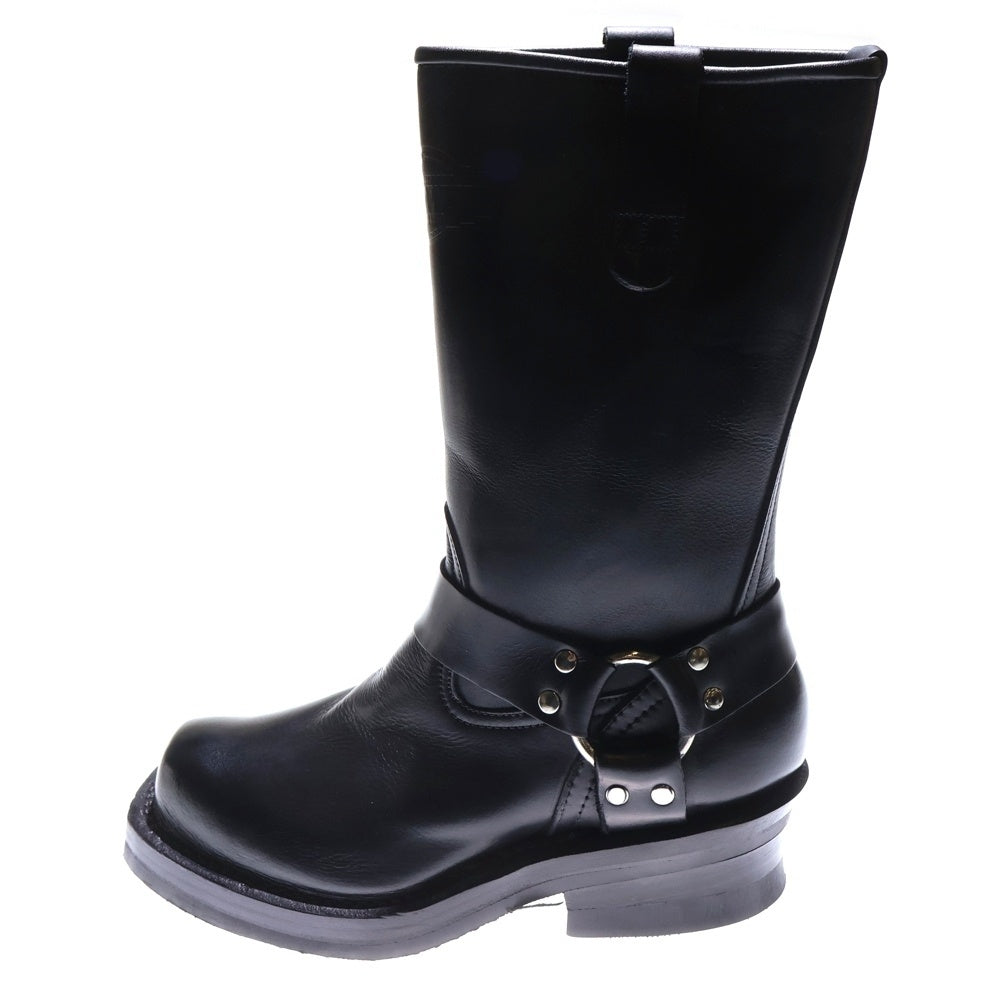 BIGTWIN(ビッグツイン) 【BIGTWIN ビッグツイン】 Vibramソール レザー リング エンジニアブーツ ロングブーツ ブラック