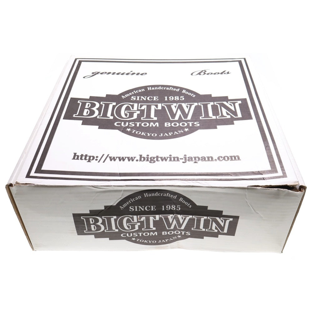 BIGTWIN(ビッグツイン) 【BIGTWIN ビッグツイン】 Vibramソール レザー リング エンジニアブーツ ロングブーツ ブラック