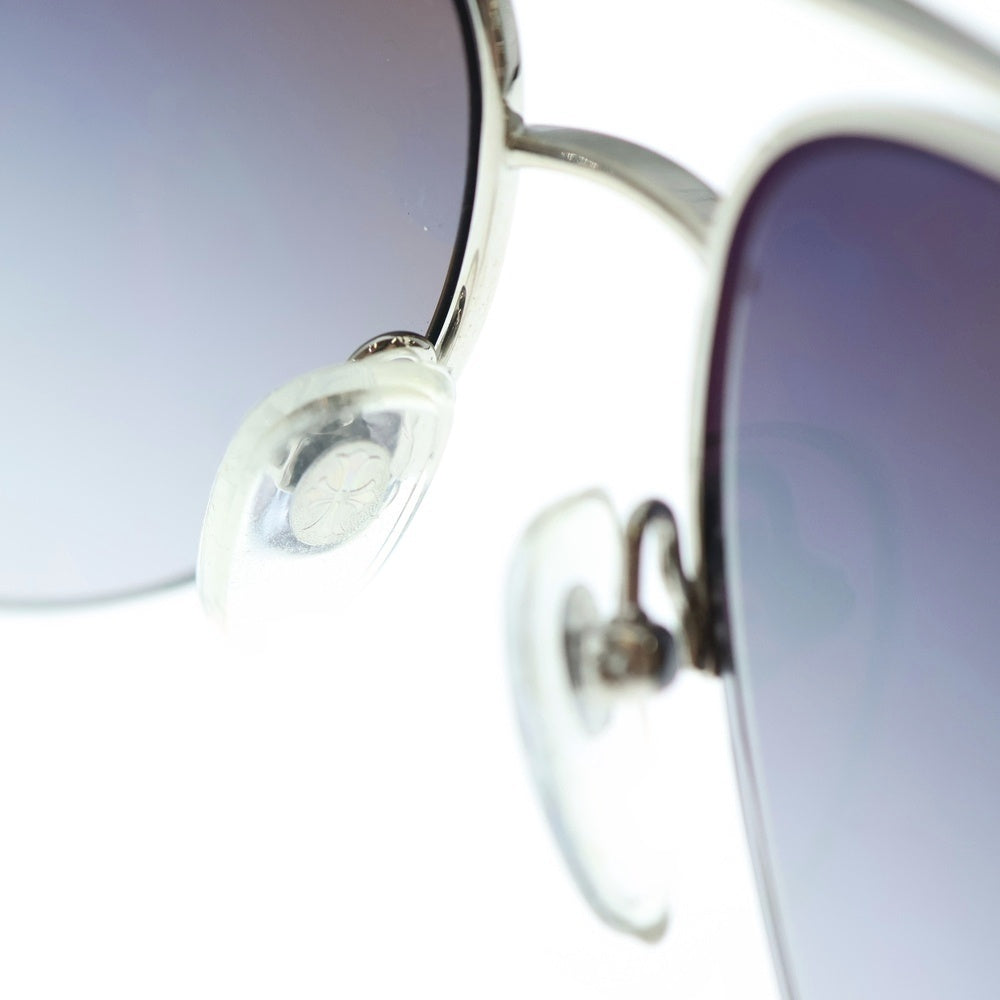 CHROME HEARTS(クロムハーツ) STAINS CHクロステンプル ティアドロップ サングラス アイウェア シルバー