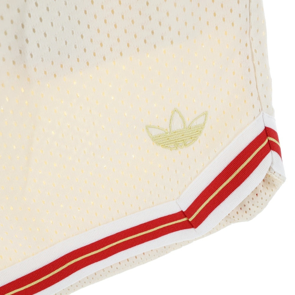 adidas(アディダス) × TYSHAWN タイショーン メッシュ ショートパンツ ハーフパンツ ホワイト HC2195