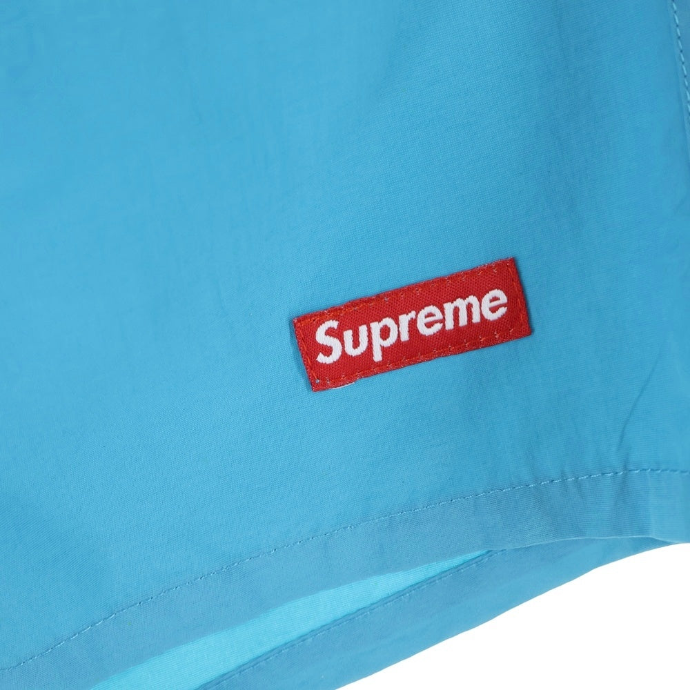 SUPREME(シュプリーム) 18SS Nylon Water Shorts スモールボックスロゴ ナイロンウォーターショーツ ハーフパンツ ブルー