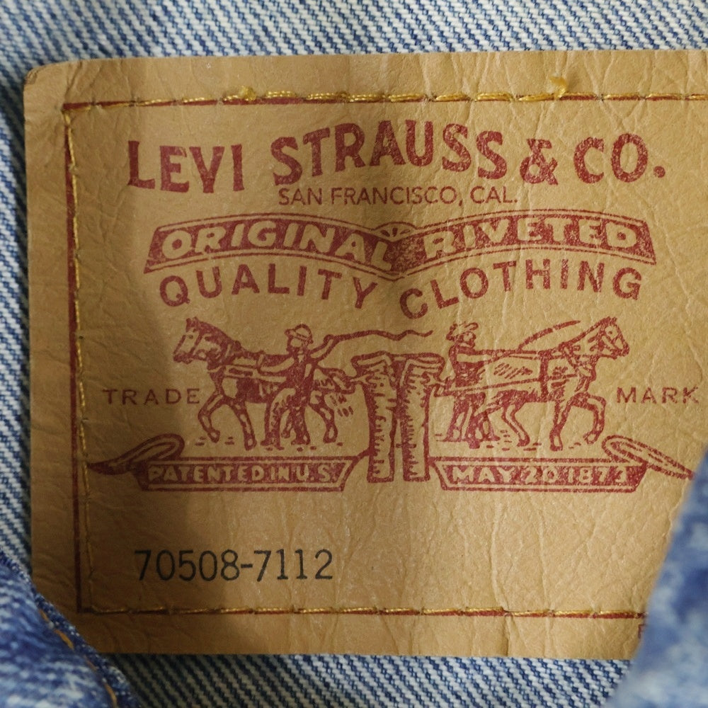 Levi's(リーバイス) 70508-7112 RELAXED TRUCKER JACKET デニムジャケット インディゴ