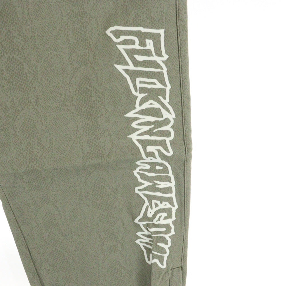 FUCKING AWESOME(ファッキンオーサム) ロゴプリント ナイロン トラックパンツ ベージュ