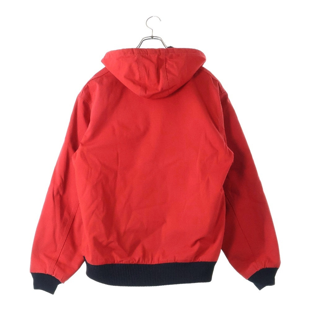 CARHARTT(カーハート) 00ss Active Jacket Wisconsin patch W パッチ付き 裏地キルティング アクティブジャケット フーディー レッド