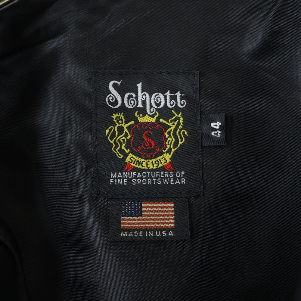 SCHOTT(ショット) ダブルライダースジャケット レザージャケット ブラック 7822950009