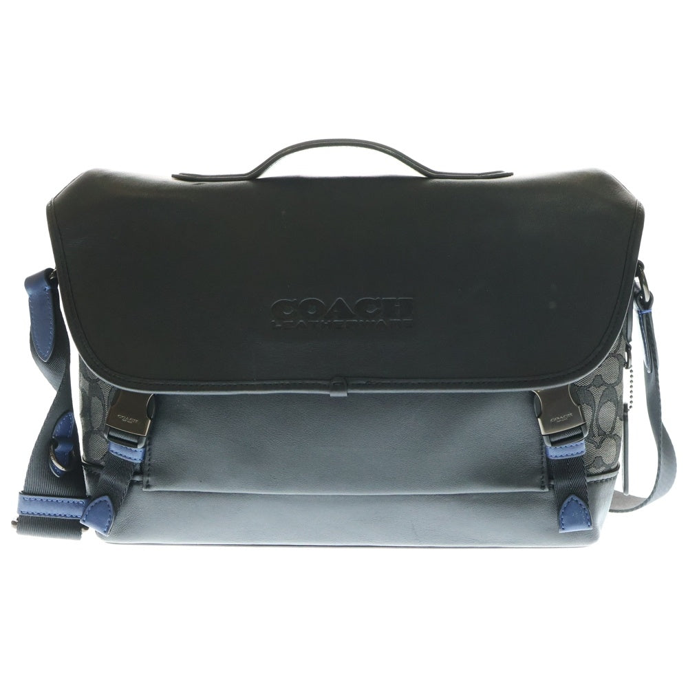 COACH(コーチ) リーグメッセンジャーバッグ 2WAY ショルダーバッグ ハンドバッグ ブラック/ブラウン C3794