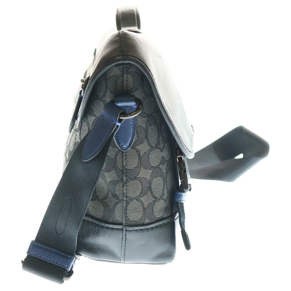 COACH(コーチ) リーグメッセンジャーバッグ 2WAY ショルダーバッグ ハンドバッグ ブラック/ブラウン C3794