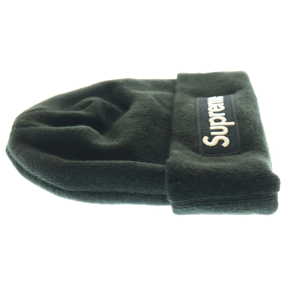 SUPREME(シュプリーム) 24AW ×NEW ERA Box Logo Beanie ニューエラ ボックスロゴ ビーニー ニットキャップ 帽子 ブラック