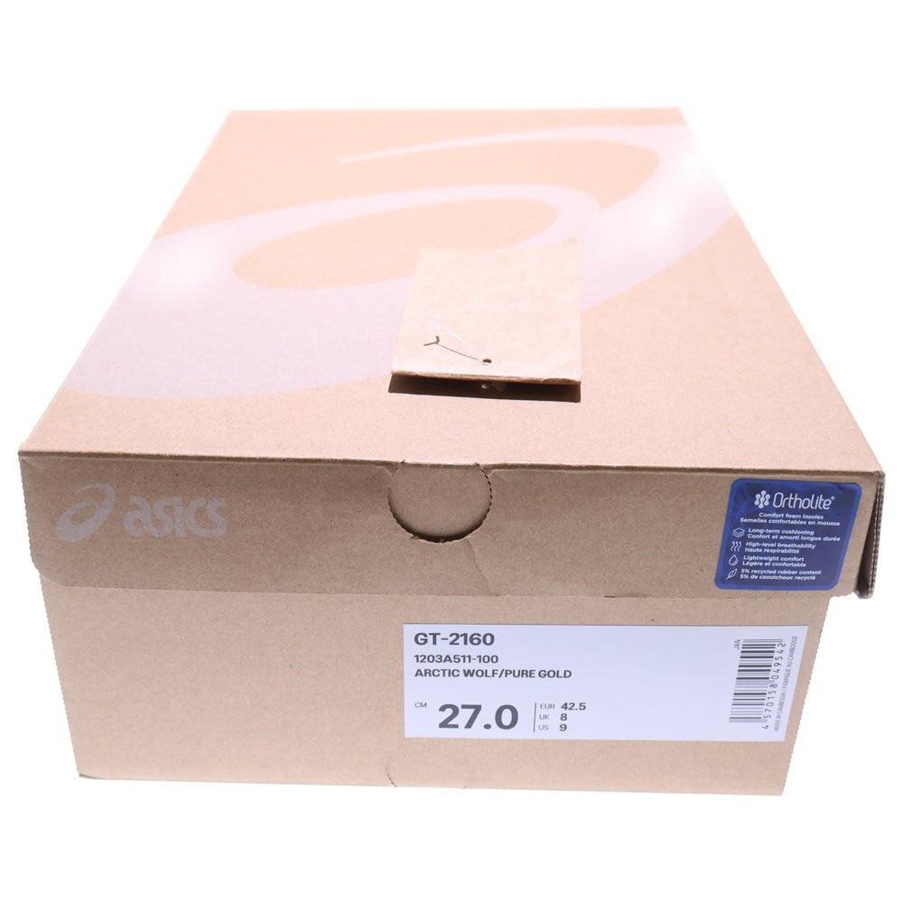 ASICS(アシックス) GT-2160 1203A511-100 ローカットスニーカー ホワイト/オレンジ US9/27.0cm